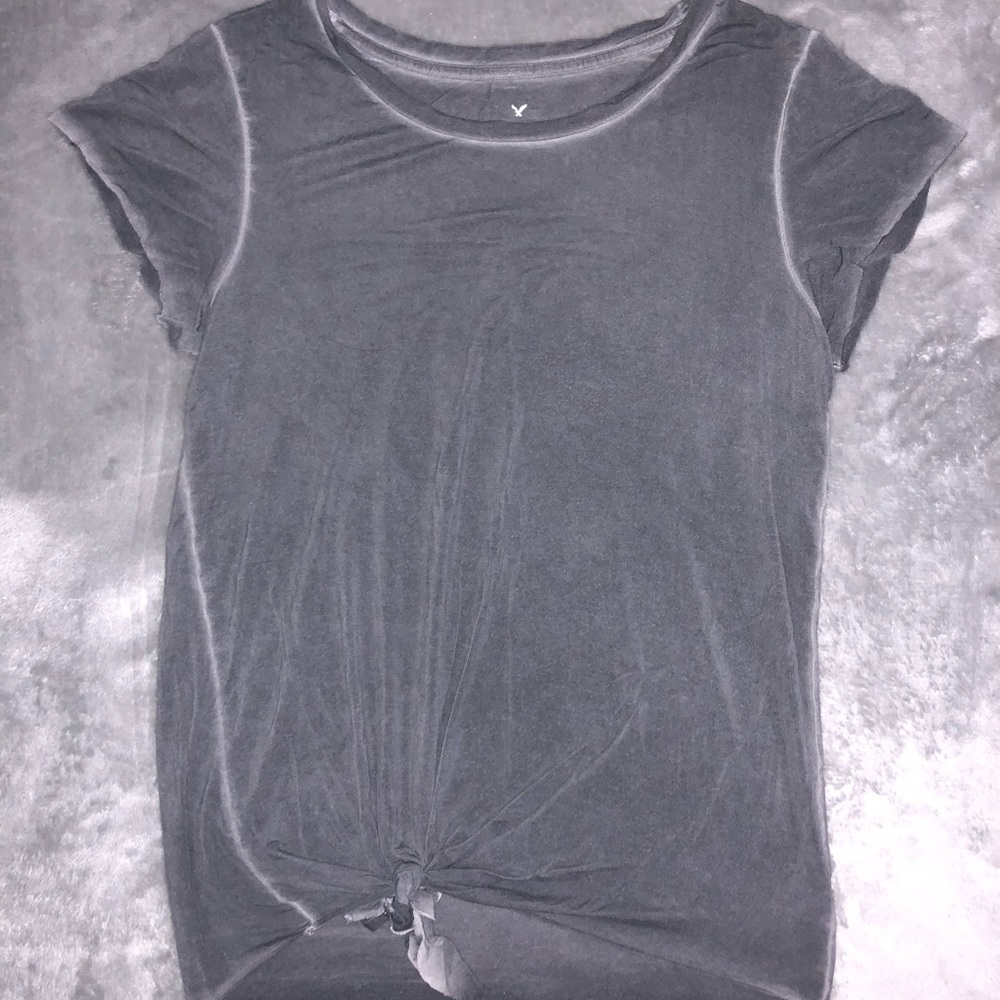 Grey American eagle tee